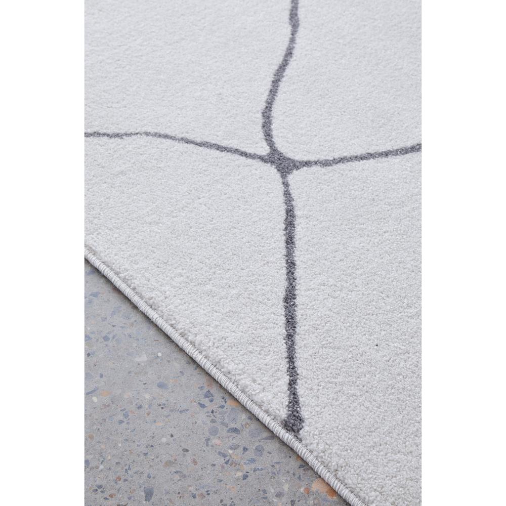 grey modern abstract rug detail image - House
