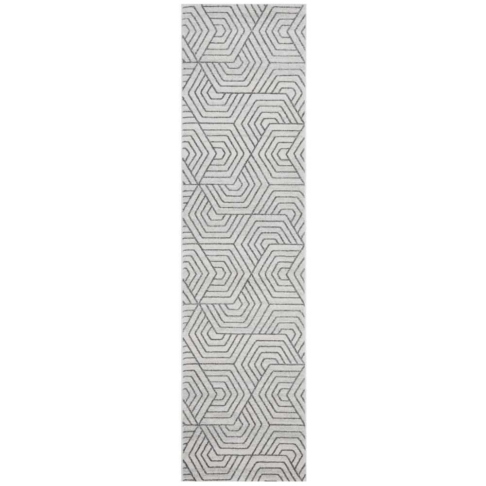 Rug Culture Paradise Esther Runner - grey abstract hallway rug - House