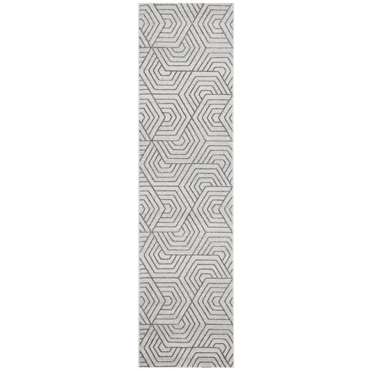 Rug Culture Paradise Esther Runner - grey abstract hallway rug - House