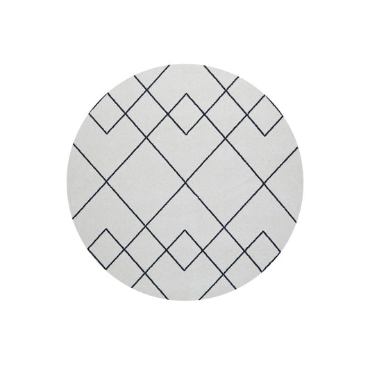 Rug Culture Paradise Diego Round Rug - grey abstract rug - House