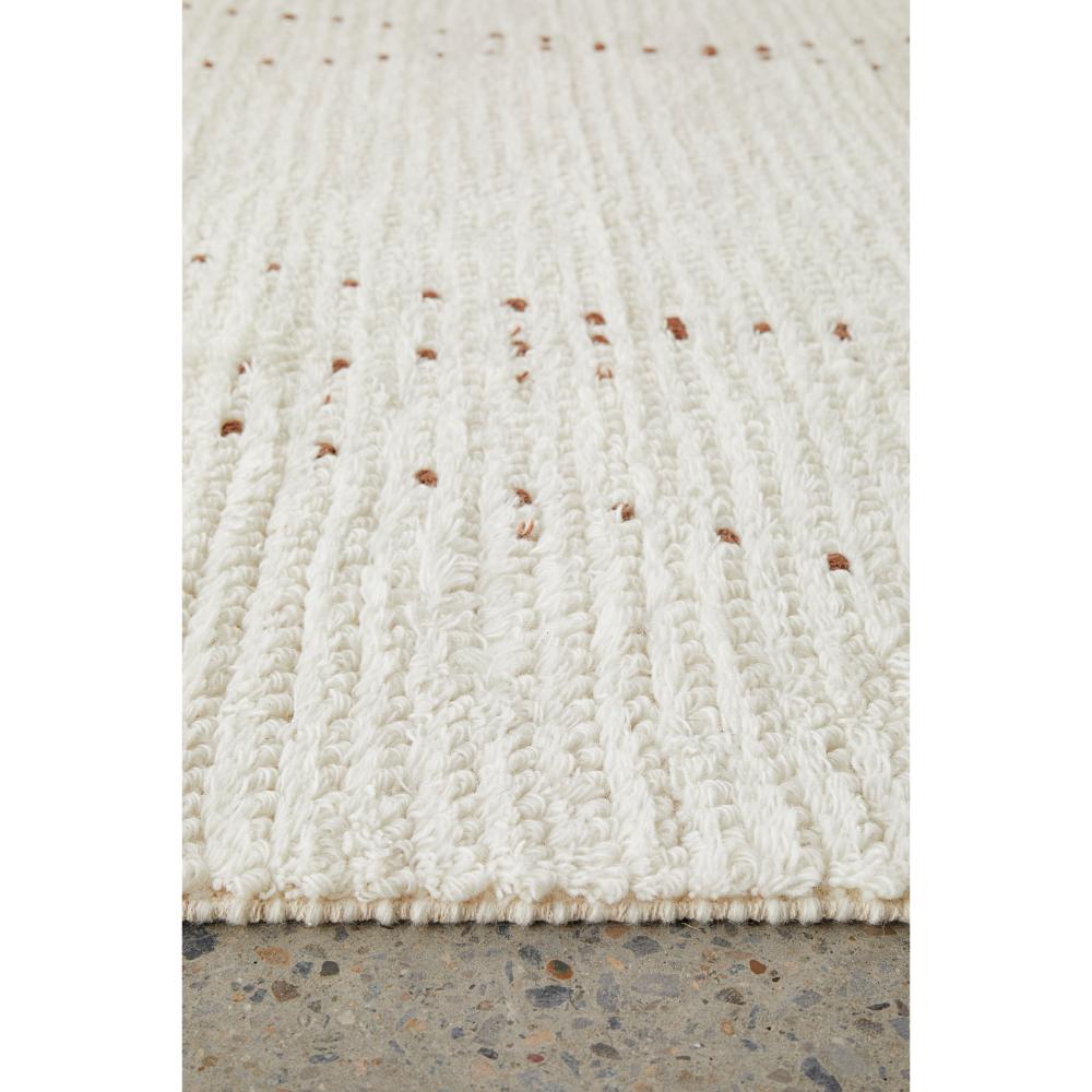 Rug Culture Summit Daina Wool Rug Natural detail image at House