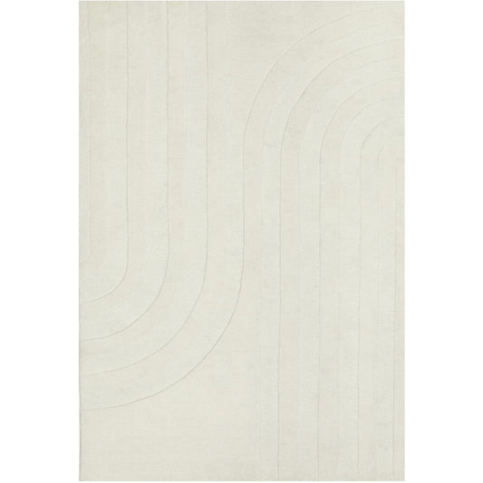 Rug Culture Summit Trail Rug White with large arch detail at House