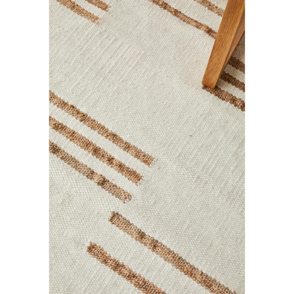 beige wool jute modern Hampton rug detail image - House