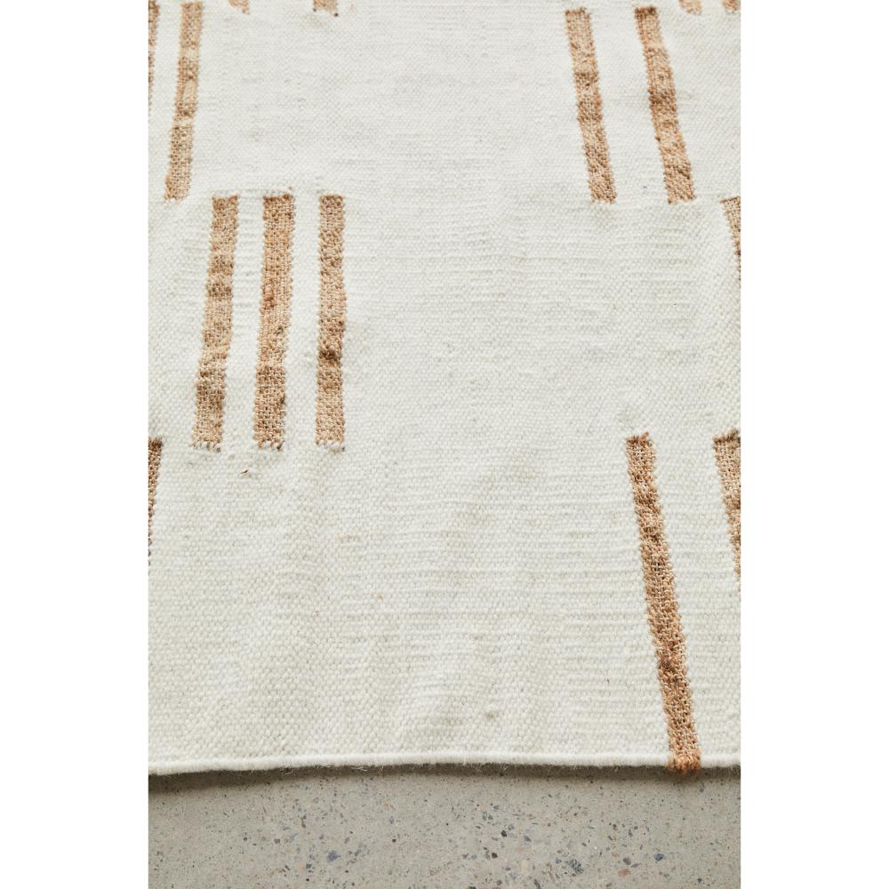 beige wool jute modern Hampton rug detail image - House