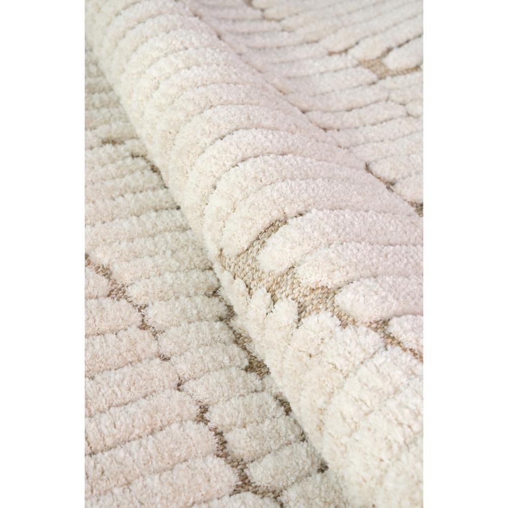 Natural beige waves rug detail image - House