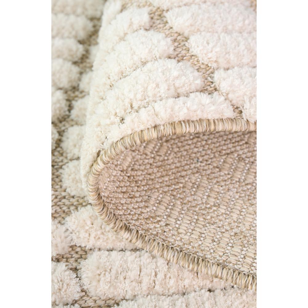 Natural beige waves rug detail image - House