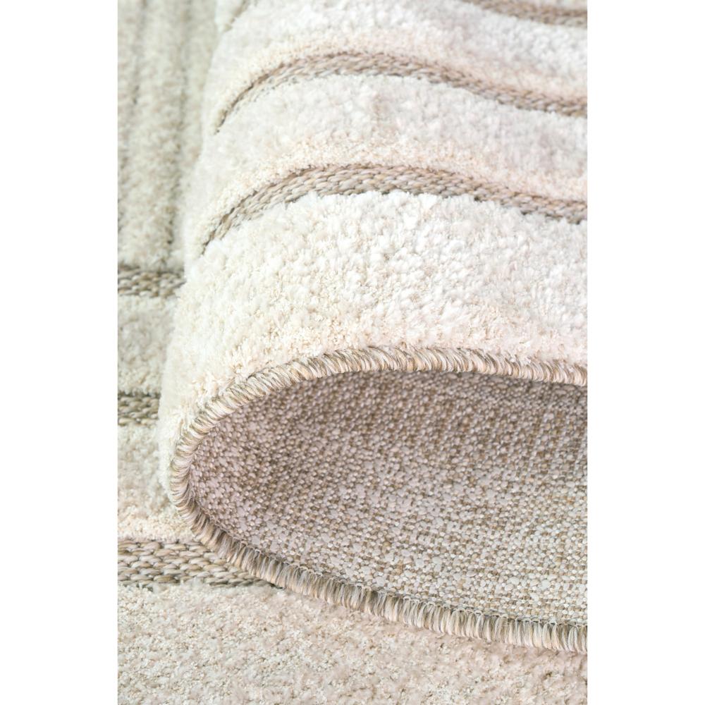 cream beige rug with triple border detail image - House