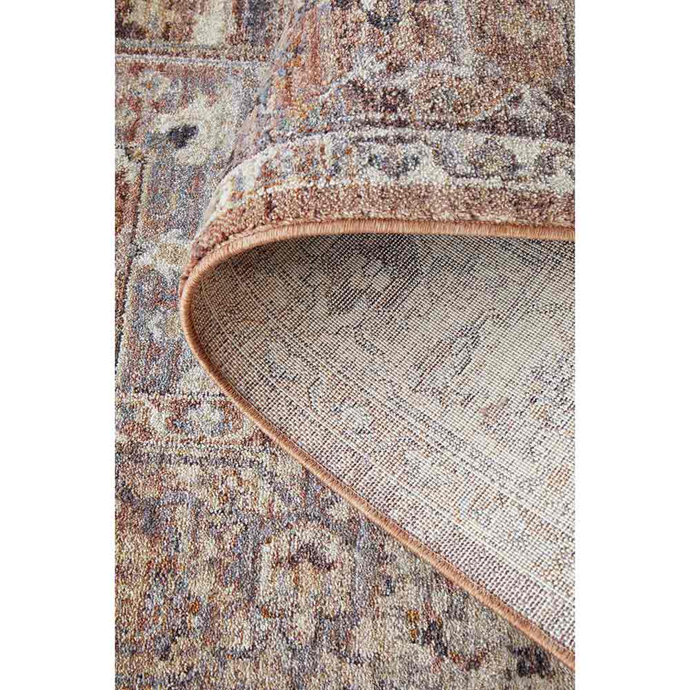 Darren Palmer Heirloom Rug in Plum detail shot at House