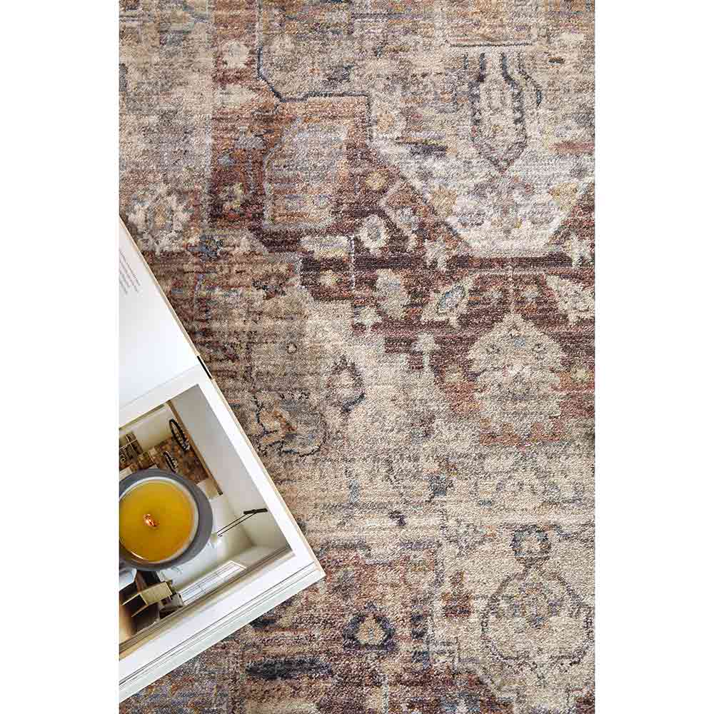 Darren Palmer Heirloom Runner in Plum detail shot at House