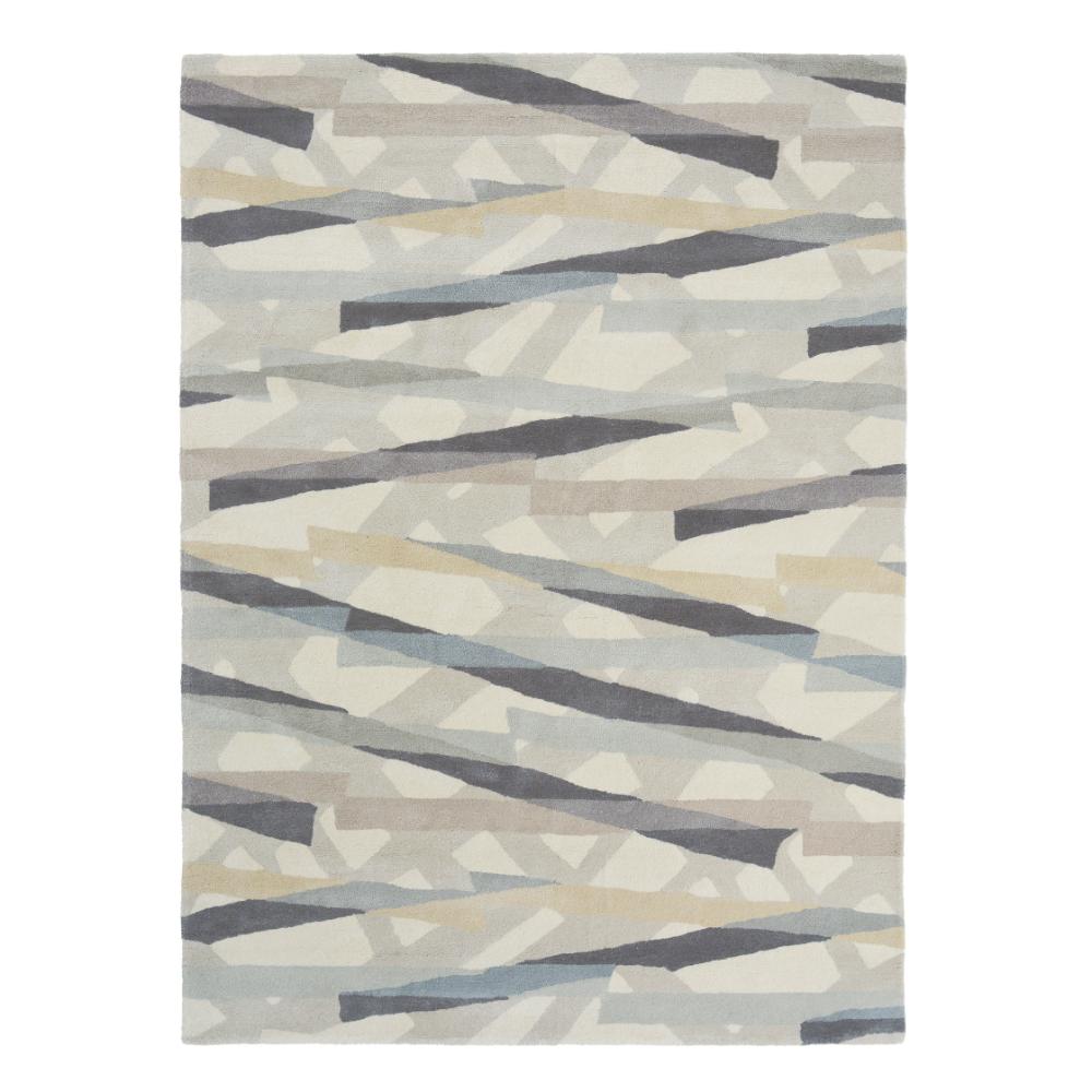 Harlequin Diffinity abstract wool Rug oyster grey - House