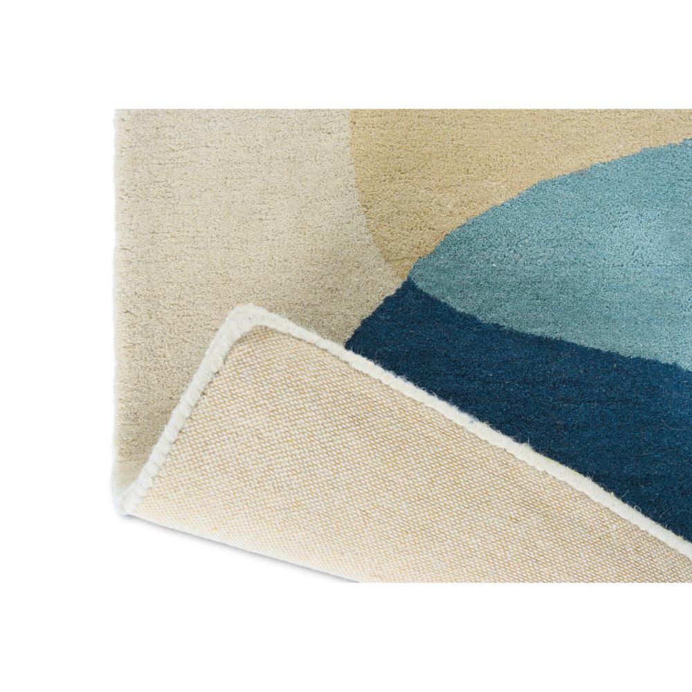 abstract green and blue Wool Rug detail image - House