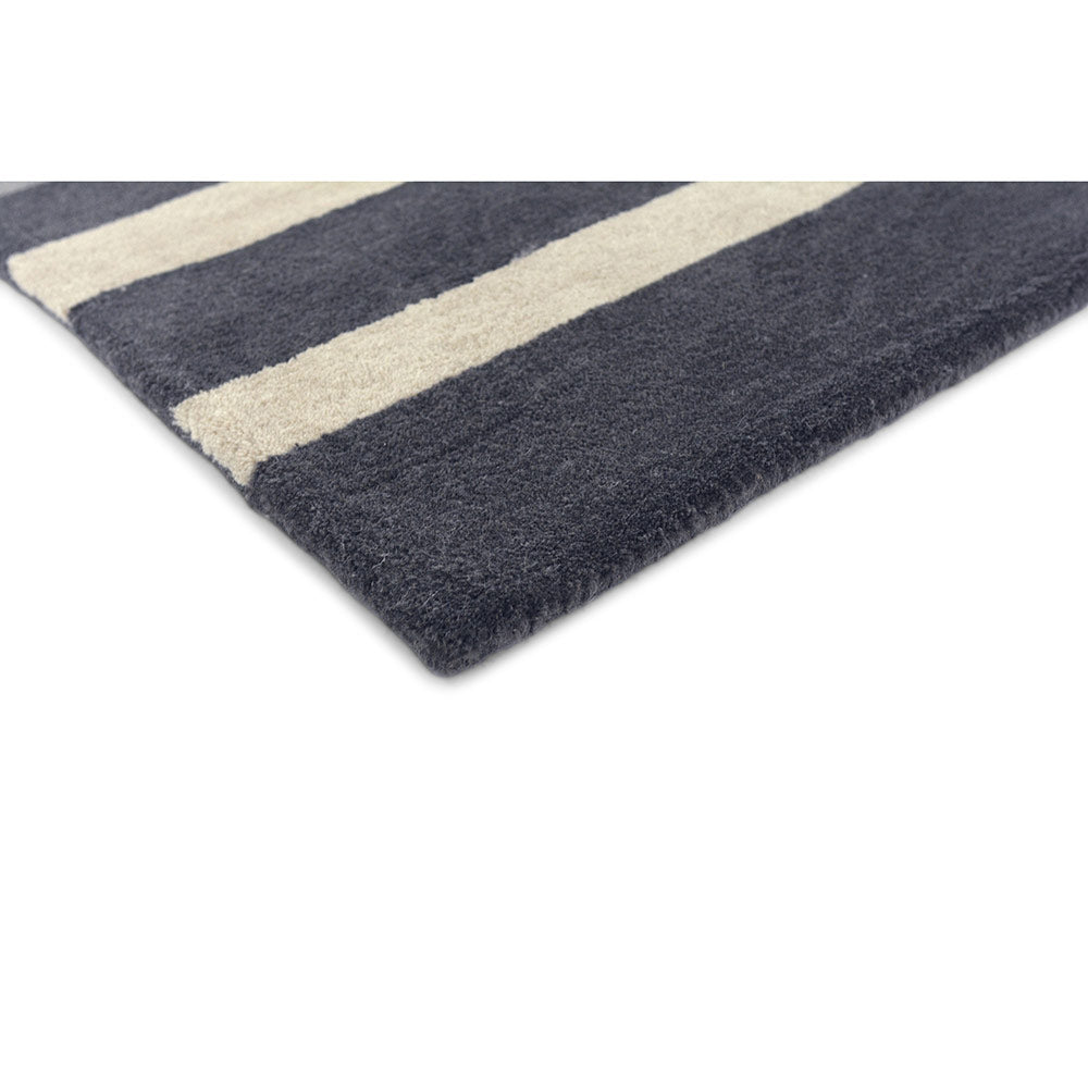 Multicolour Stripe Wool Rug detail image - House