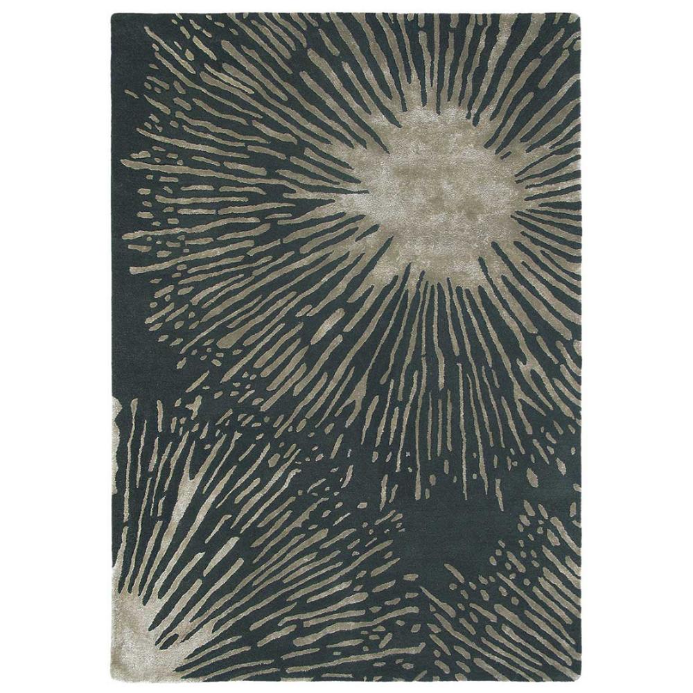 Harlequin Shore Wool Rug Truffle grey starburst - House