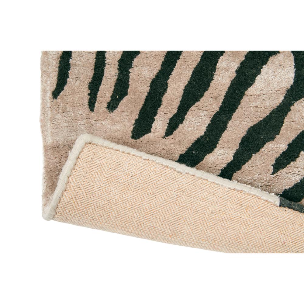 grey starburst designer wool rug in detailed image - House