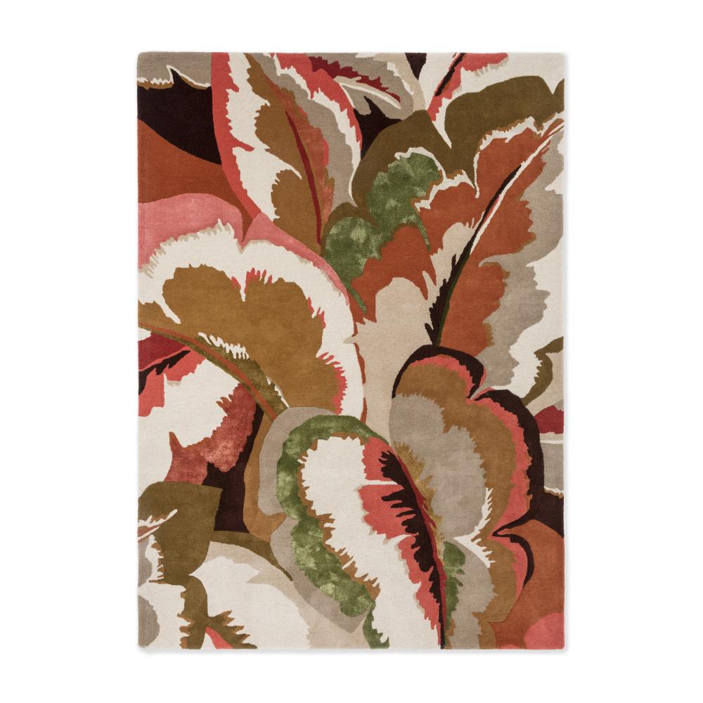 Harlequin Calathea Rug Amber/Brazilian  Rosewood - House