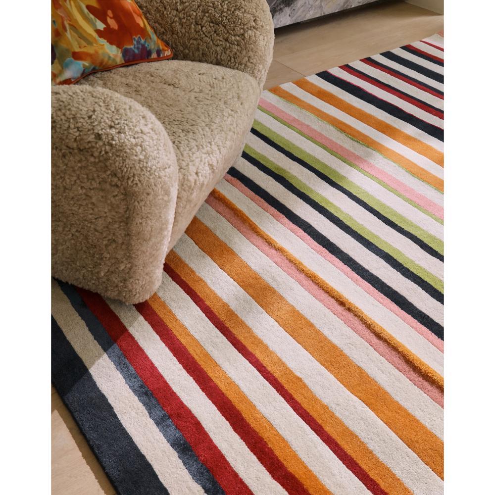 Harlequin Calla Rug Pomegranate/Clementine