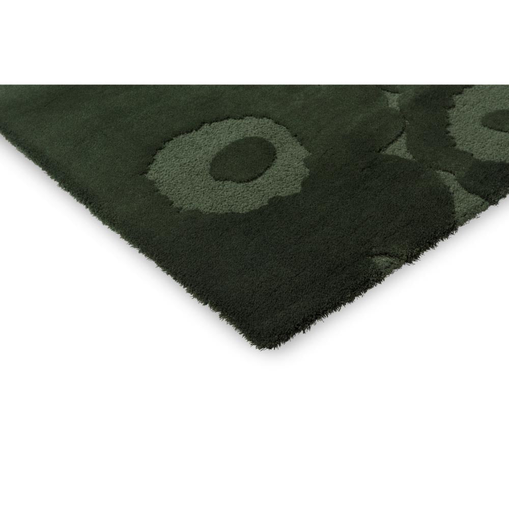 Marimekko Unikko Rug Dark Green