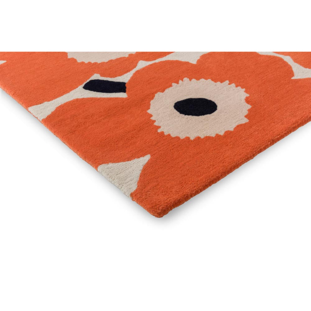 Marimekko Unikko Rug Orange Red