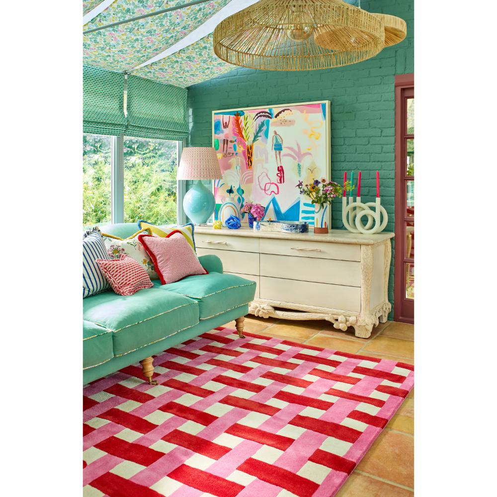Harlequin X Sophie Robinson Basket Weave Rug