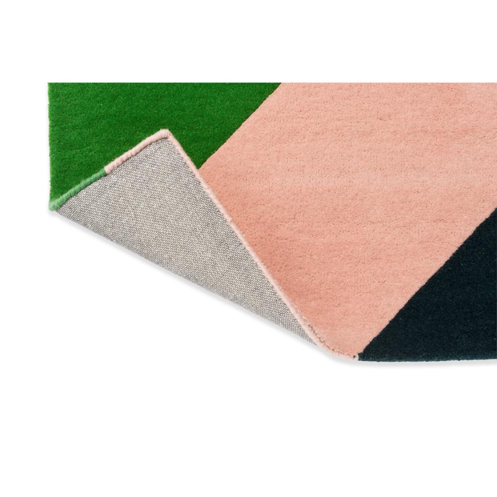 Harlequin X Sophie Robinson Sherbet Stripe Rug Emerald/Amber