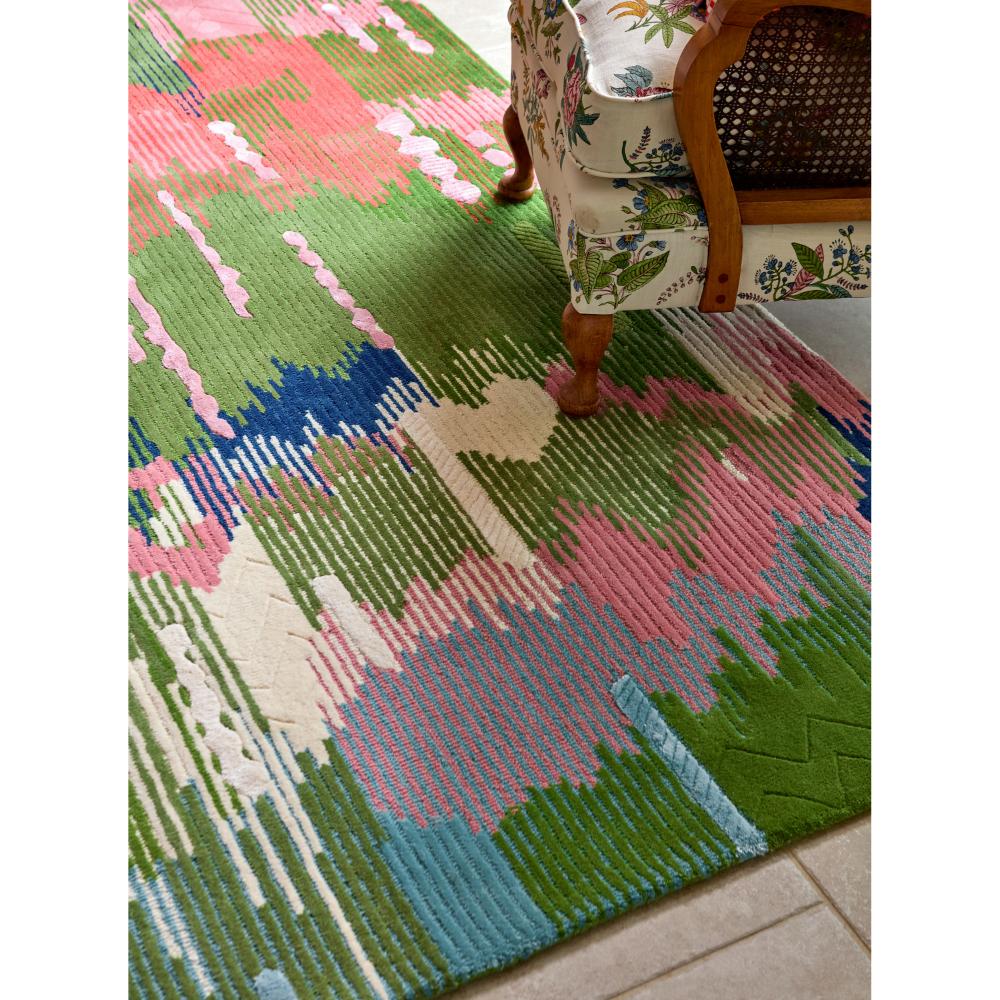 Harlequin X Sophie Robinson Wilderness Rug Peridot/Emerald
