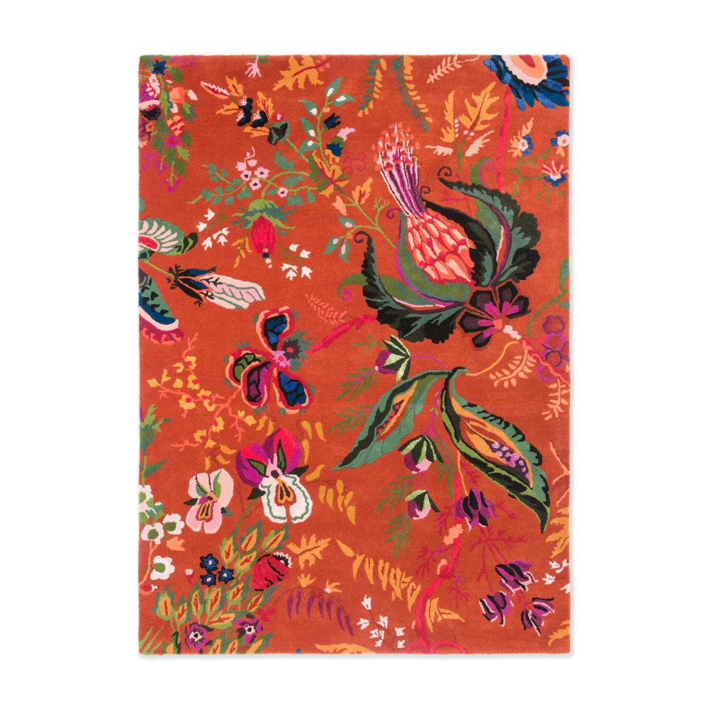 Harlequin X Sophie Robinson Wonderland Floral Rug Amber/Lapis - House