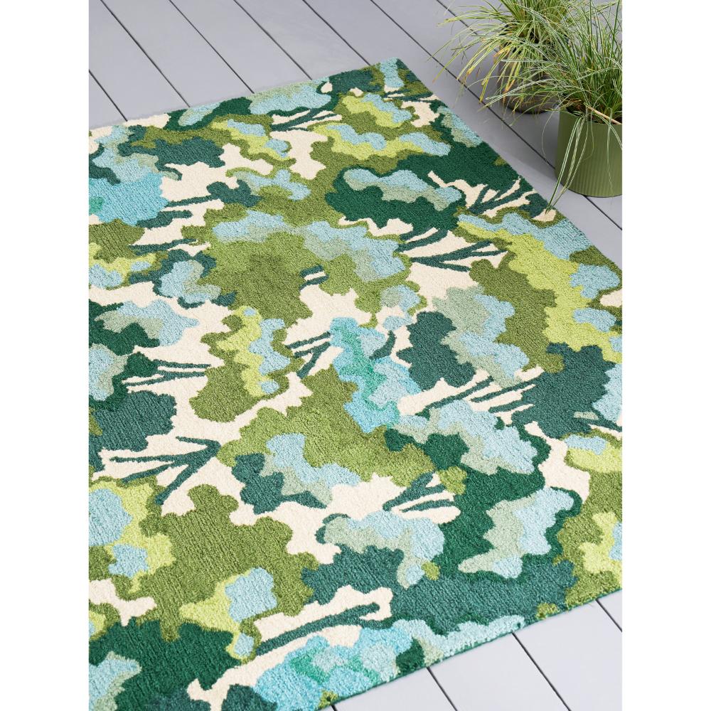 Harlequin Tree Tops Outdoor Rug Green