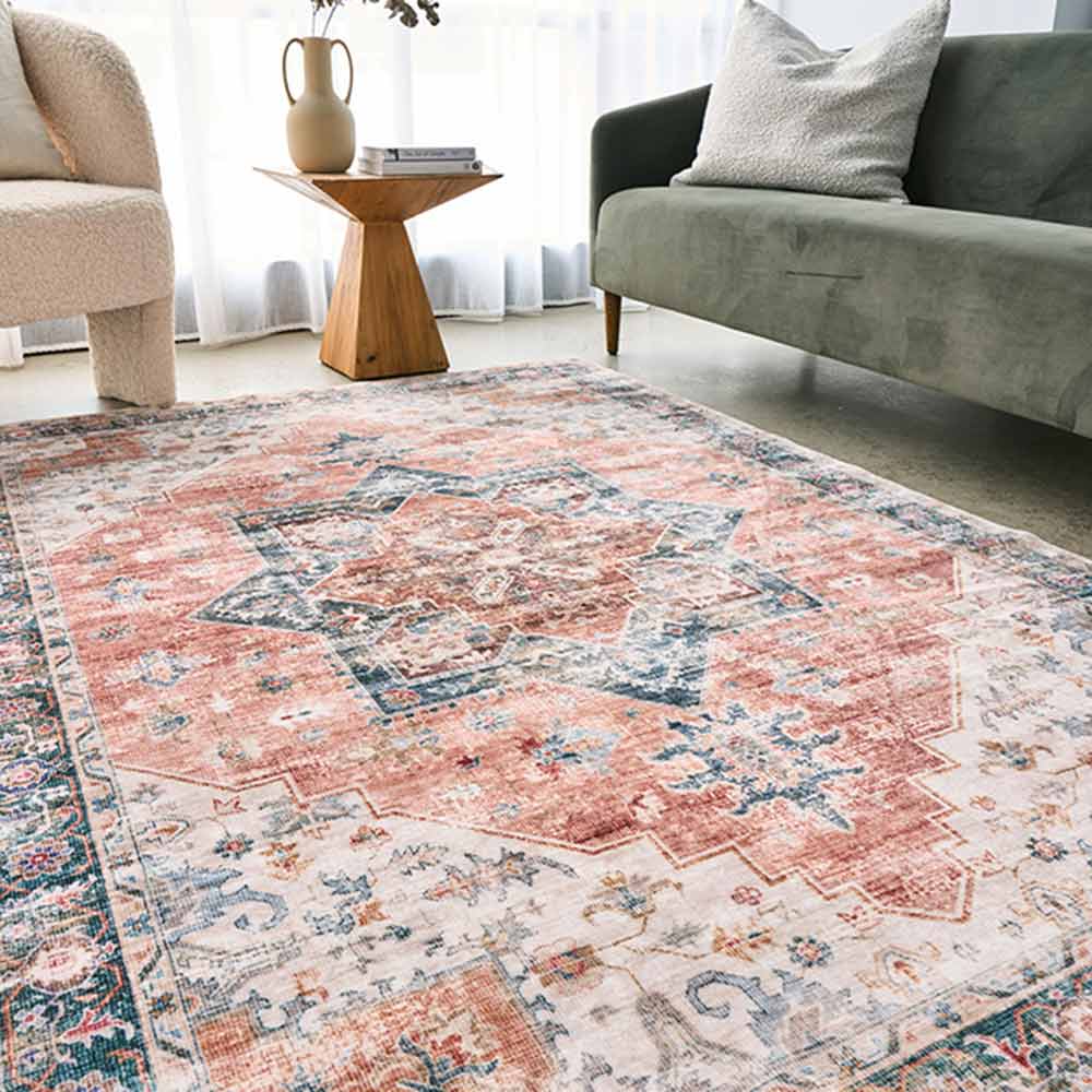 Rug Culture Revive Washable Lila Rug Rust