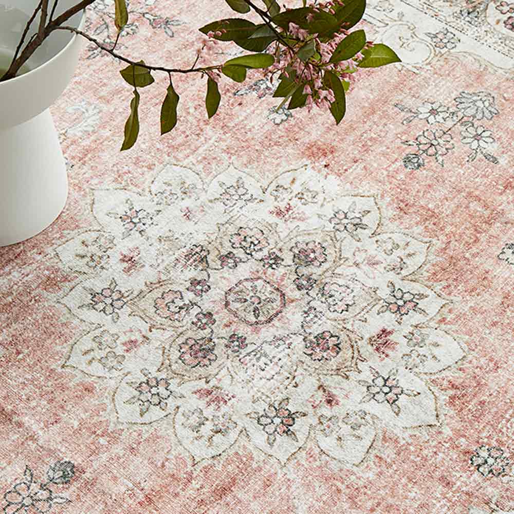 Rug Culture Kindred Washable Coco Rug Peach