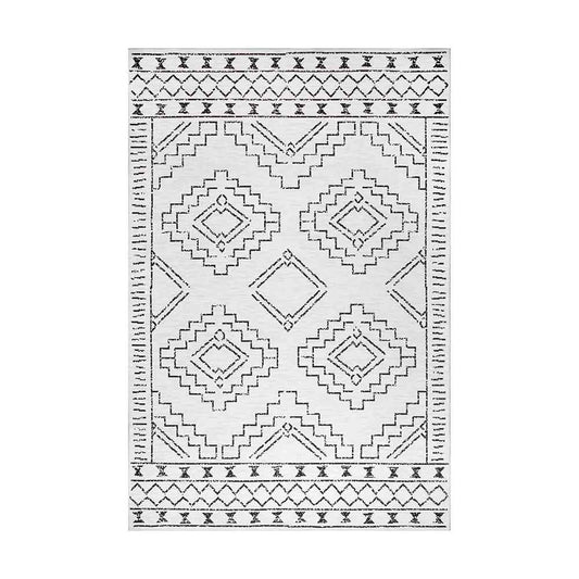 Rug Culture Kindred Washable Leeroy Rug White