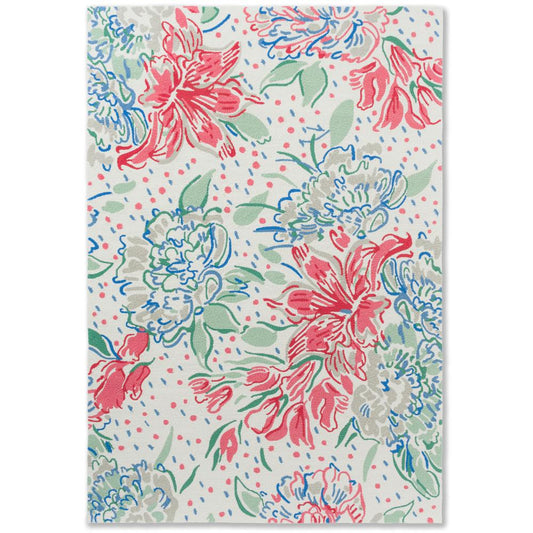 Laura Ashley Lilith Outdoor Rug Poppy Red - House