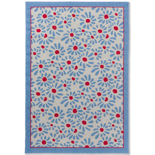 Laura Ashley Thorncliff Outdoor Rug Sky Blue - House