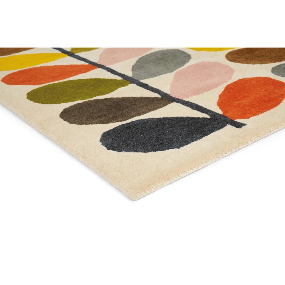 multi-coloured flower wool rug detailed image - House 