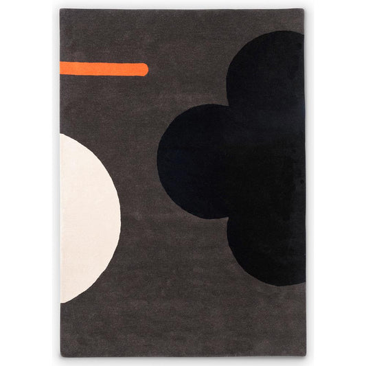 Orla Kiely Geo Flower Rug Graphite - House