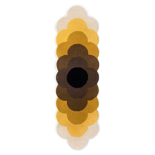 Orla Kiely Optical Flower Wool Runner Yellow - House