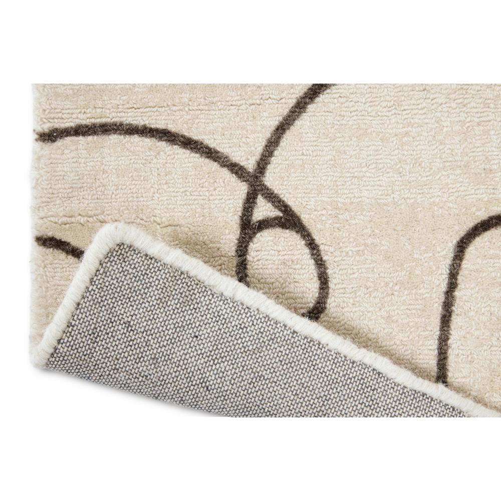 abstract face design Wool Rug detailed image - House