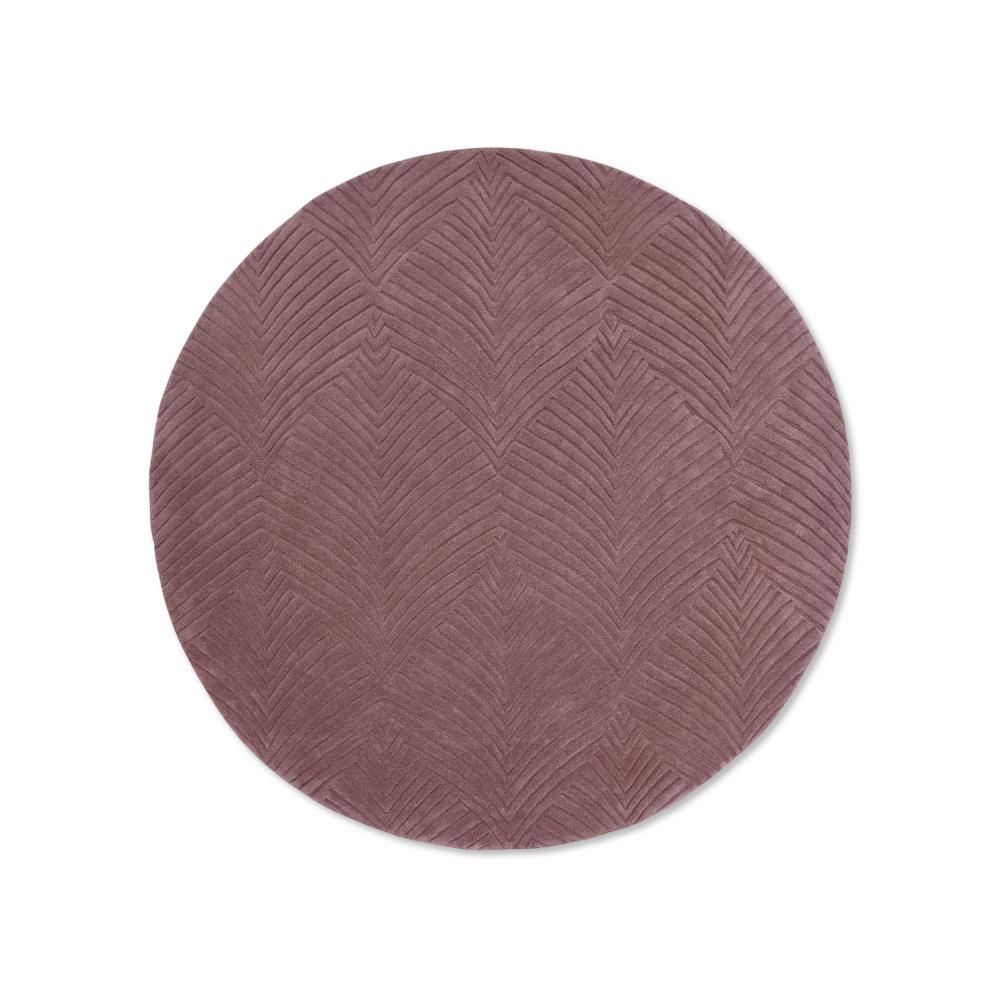 Wedgwood Folia Wool Round Rug Mink - House