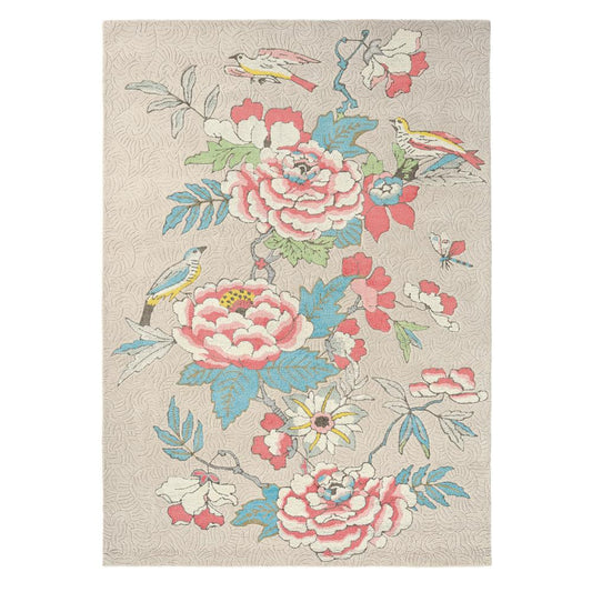 Wedgwood Paeonia Wool Rug Coral - House