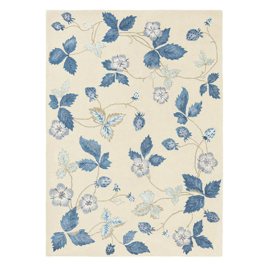 Wedgwood Wild Strawberry Wool Rug Cream - House