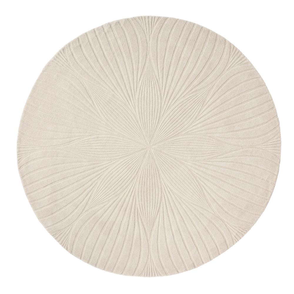 Wedgwood Folia Wool Round Rug Stone - House