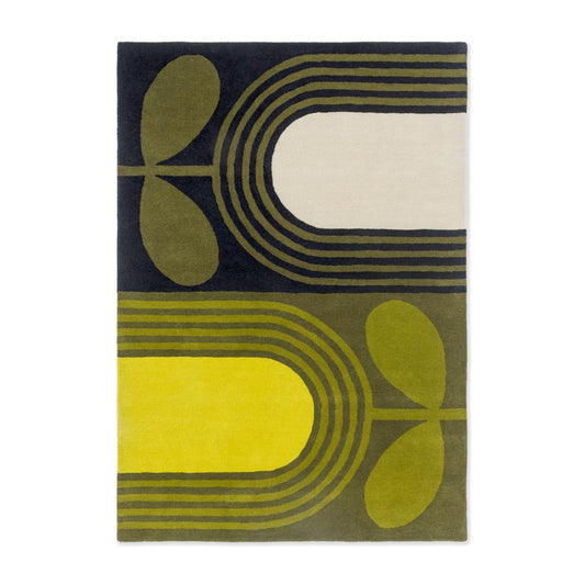 Orla Kiely Striped Tulip Rug Seagrass - House