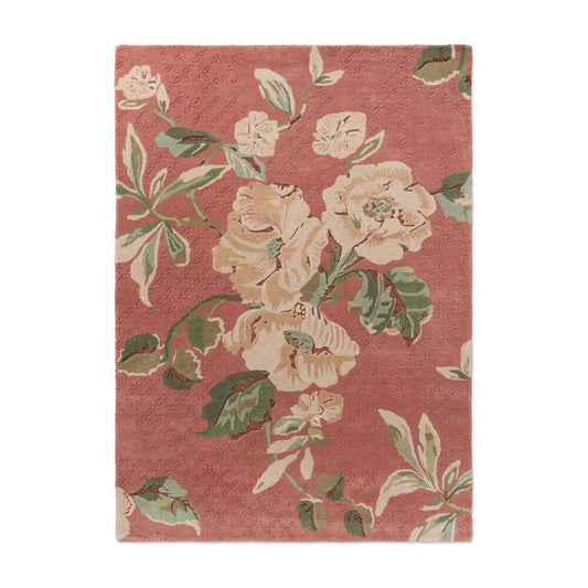 Laura Ashley Aylworth Trail Rug Terracotta Orange - House