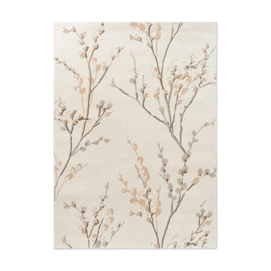 Laura Ashley Pussy Willow Rug Dove Grey - House