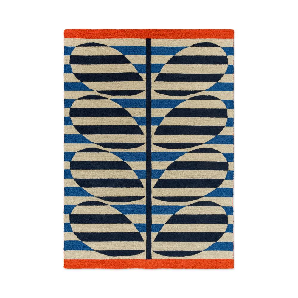 Orla Kiely Stripy Stem Outdoor Rug Azure - House