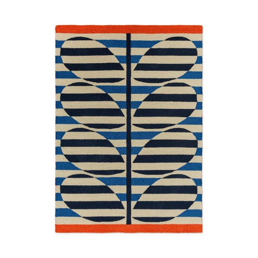 Orla Kiely Stripy Stem Outdoor Rug Azure - House