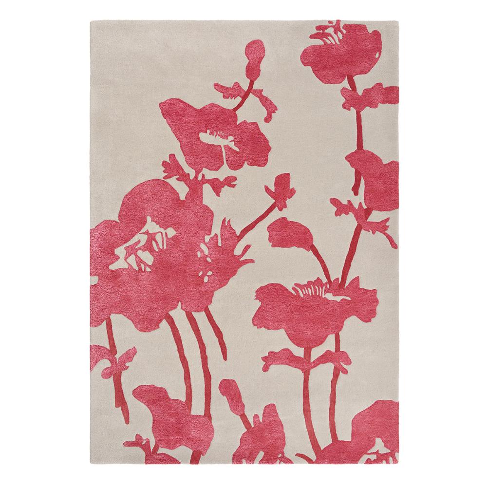 Florence Broadhurst Floral 300 Rug poppy red