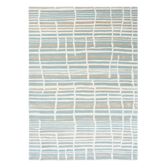 Florence Broadhurst Tortoiseshell Stripe Rug Jade