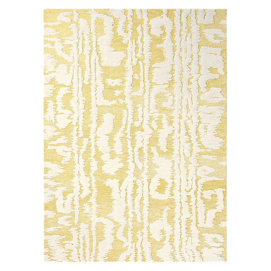 Florence Broadhurst Waterwave Stripe Rug citron yellow