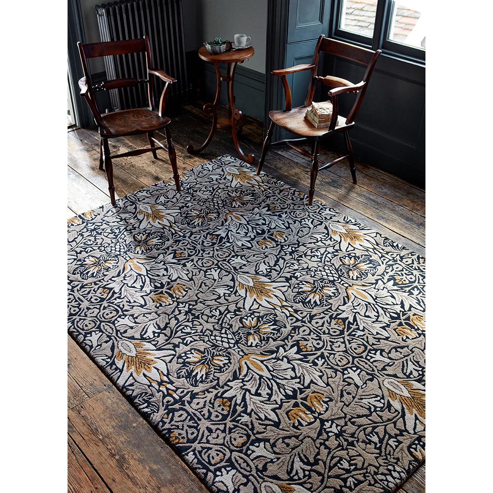 Morris & Co Snakeshead Rug Indigo