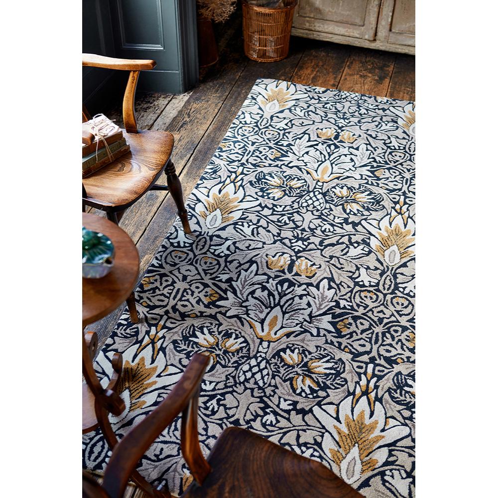Morris & Co Snakeshead Rug Indigo